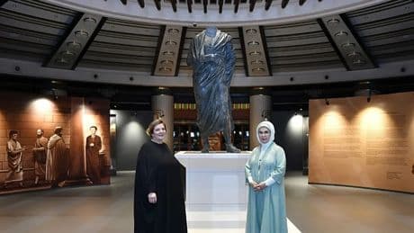 Emine Erdoğan, Gürcistan Cumhurbaşkanı Kavelashvili'nin eşi ile görüşmesine ilişkin video paylaştı
