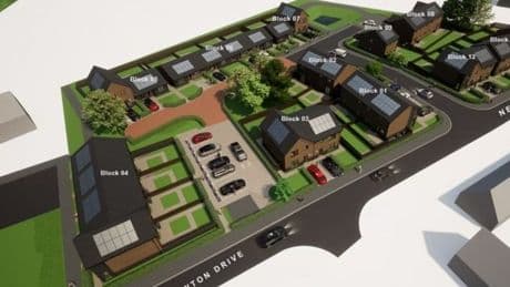 Newmains residents asked for their thoughts on new homes set to built at old school