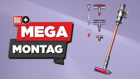 MEGA MONTAG bei BILDplus - Dyson Cyclone V10 Staubsauger gewinnen!