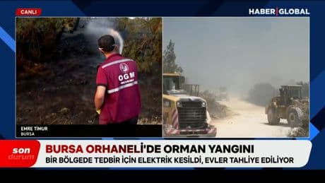 Bursa’da orman yangını