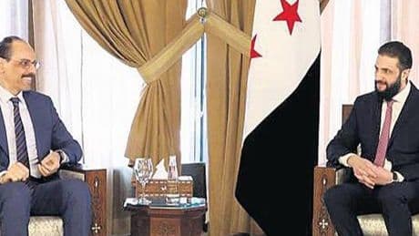 MİT Başkanı, Şara ile görüştü