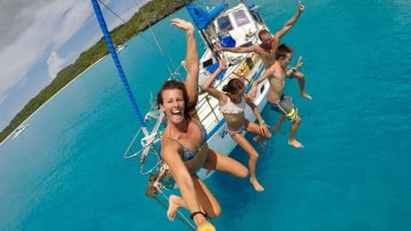 Family spend decade sailing world on 53ft boat and avoid fighting with one technique