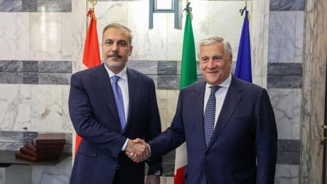 Bakan Fidan, İtalya Başbakan Yardımcısı ve Dışişleri Bakanı Tajani ile bir araya geldi