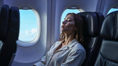 Karla Pires, farmacéutica: “Cada vez es más habitual ver a pasajeros en el avión aplicando mascarillas faciales. Hay pequeños gestos que marcan una gran diferencia en cómo se ve tu piel tras un vuelo largo”