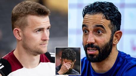 Ruben Amorim praised by Man United star Matthijs de Ligt for speaking 'the truth' during dismal first season