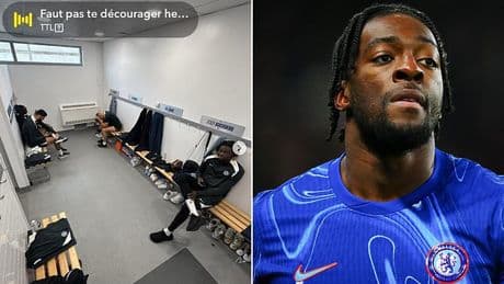 Chelsea star Axel Disasi shares unseen snap from their 'bomb squad' dressing room - as he shares what life is REALLY like for Enzo Maresca's cast-offs