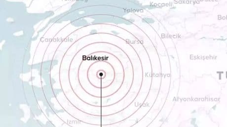 Balıkesir'de deprem