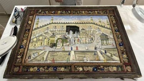 Kabe'nin 200 yıllık tasviri ilk kez gün yüzüne çıktı