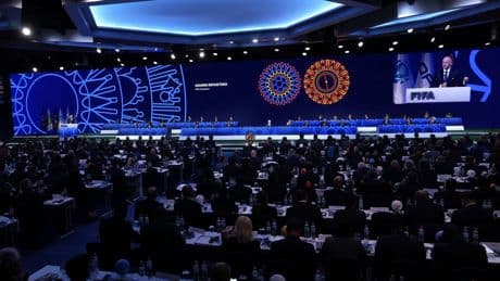 Fußball-Weltverband: Eklat bei FIFA-Kongress: Europa-Delegierte nicht auf Podium