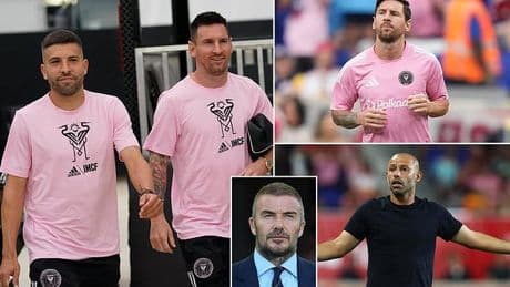 Lionel Messi left 'extremely upset' after picking up bizarre MLS ban - as Inter Miami star and team-mate Jordi Alba hit with 'draconian' suspension