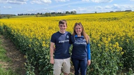 Siblings from West Lothian farm prepare to give it some welly with a marathon run in the capital