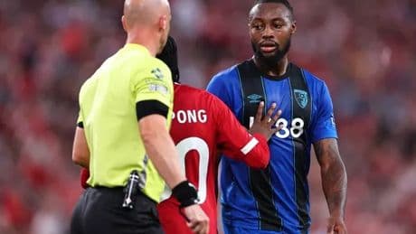 Liverpool vs Bournemouth halted after alleged racist comment from crowd to Cherries star