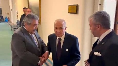 Hikmet Çetin, MHP'li Feti Yıldız ile görüştü