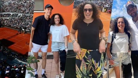 Brignone con Sinner e Berrettini agli Internazionali: post social virale!