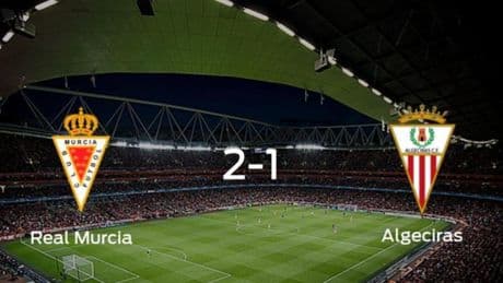 El Real Murcia se hace fuerte en casa y consigue vencer al Algeciras (2-1)