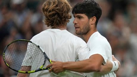 El lamento de Rublev tras perder ante Alcaraz: "Imagino que esa es la diferencia entre los top y yo"