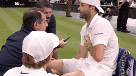 Jannik Sinner involved in 'bizarre' moment with Grigor Dimitrov seconds before devastating Wimbledon retirement
