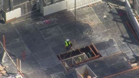 Construction worker plummets 10ft and is impaled on bum in horror accident