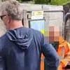 Moment heritage campaigner is attacked by 'developer' at a historic Agatha Christie garden in planning row over 'demolition' of cottage