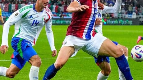 WM-Qualifikationsspiel: Italien verpatzt Auftakt gegen Haalands Norweger