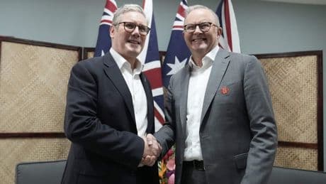Starmer congratulates Albanese on re-election, hailing UK-Australia friendship