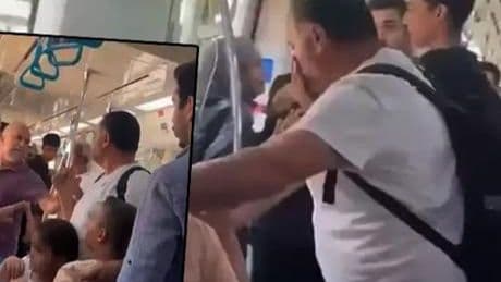 Marmaray'da iki çocuk babasına yumruk atmıştı! Tahliye edildi