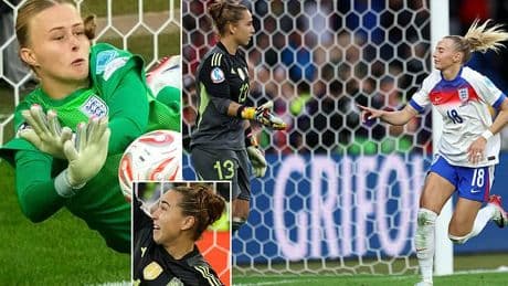 Hannah Hampton reveals she launched rival goalkeeper's cheat sheet into the CROWD during Euros final penalty shootout in bid to help Lionesses team-mates