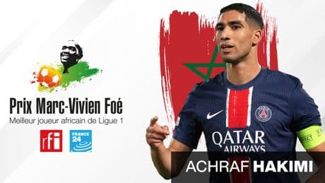 Prix Marc-Vivien Foé 2025: le sacre du Marocain Achraf Hakimi
