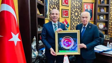 Şehit ve gazi yakınları Devlet Bahçeli ile görüştü