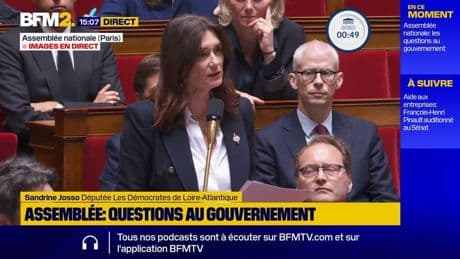 Soumission chimique: Sandrine Josso interpelle le gouvernement après la remise de son rapport