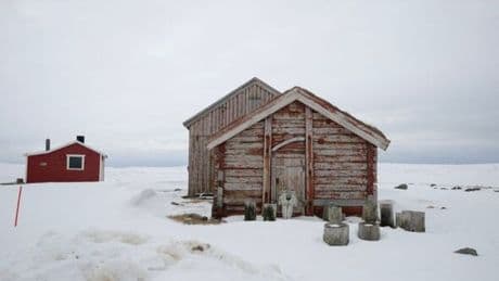 The bleak little island so close to the North Pole only 9 people live there