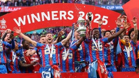 Crystal Palace duo taken to hospital after FA Cup triumph and miss afterparty