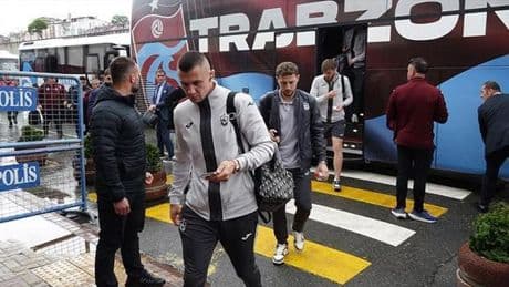 Trabzonspor Galatasaray ile oynayacağı final maçı öncesi Gaziantep'e gitti