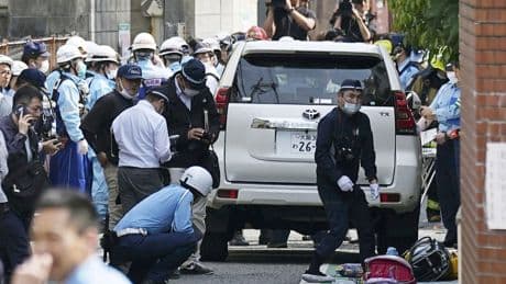 Car ramming in Japan injures 7 schoolchildren and suspect is arrested on the scene