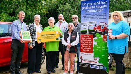 Asda Coatbridge golden ticket gives Lanarkshire Cancer Care Trust drivers £1500 of free fuel