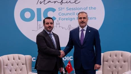 Bakan Fidan'dan Suriye diplomasisi... Şeybani ve Barrack ile görüştü