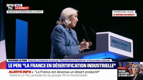 "Notre agriculture est en voie de désintégration", déclare Marine Le Pen