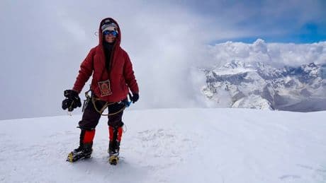 ‘My mum is STILL alive’ claims distraught son of climber ‘left to die’ on mountain – after hero dies trying to save her