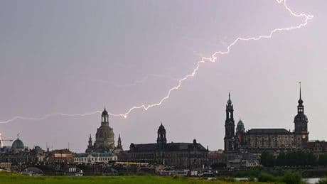Gewitter: Schauer und Gewitter ziehen über Sachsen - kaum Schäden