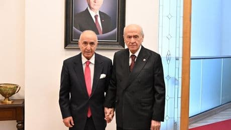 Hikmet Çetin'den Bahçeli'ye sürpriz ziyaret