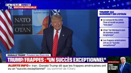 Donald Trump: "Nos frappes ont mis fin à la guerre entre Israël et l'Iran"