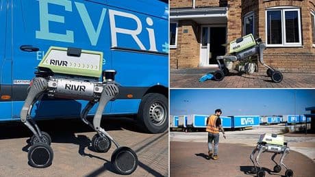 Your next parcel could be delivered by a robot DOG: Major UK courier service starts using four-legged bots for deliveries