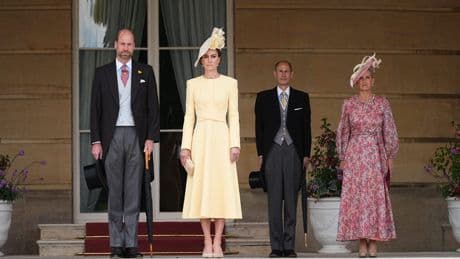 William d’Inghilterra e Kate Middleton al garden party di Buckingham Palace