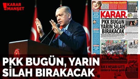PKK bugün, yarın silah bırakacak