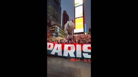 Vor Klub-WM-Finale - PSG-Party auf dem Times Square