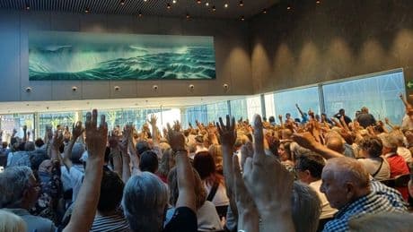 Aplazan a una nueva asamblea en octubre el futuro de los estafados por la EPSV Gallarta