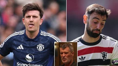 Roy Keane mocks Harry Maguire and issues three-word Bruno Fernandes put-down ahead of Man United's clash against Athletic Bilbao