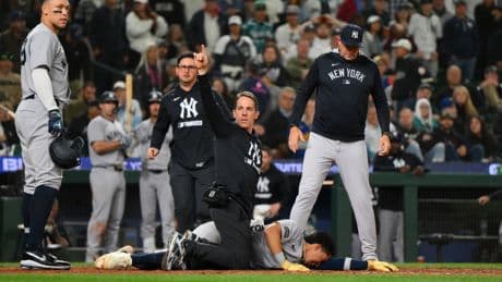 Yankees’ win over Mariners overshadowed by Oswaldo Cabrera’s scary injury