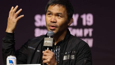 Bokslegende Manny Pacquiao (46) maakt zijn rentree in de ring: ’Na mijn pensioen kon ik niet stoppen met huilen’