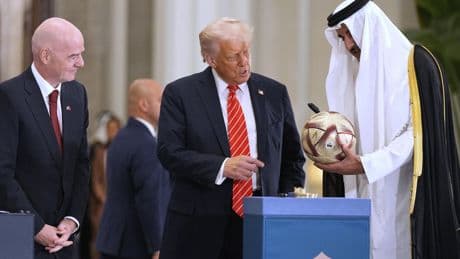 Infantino's late arrival from Trump tour in Middle East delays start of FIFA annual meeting